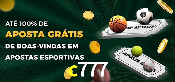 c777 Ate 100% de Aposta Gratis